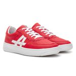 Tenis Masculino Estilo Skatista Casual Modelo Raze - Vermelho
