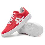 Tenis Masculino Estilo Skatista Casual Modelo Raze - Vermelho