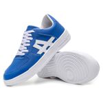 Tenis Masculino Estilo Skatista Casual Modelo Raze - Azul