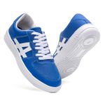 Tenis Masculino Estilo Skatista Casual Modelo Raze - Azul