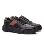 Tenis Oversized Sneaker Masculino - Preto/Marrom