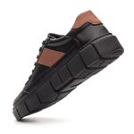 Tenis Oversized Sneaker Masculino - Preto/Marrom
