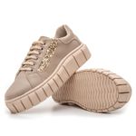 Tênis Feminino Casual com Strass - Vanilla