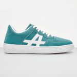 Tenis Masculino Estilo Skatista Casual Modelo Raze - Verde Agua