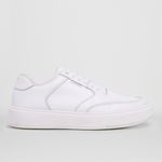 Tenis Masculino Casual Branco Sola Reta - Branco