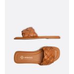 Rasteira Slide Chloe Camel