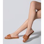 Rasteira Slide Chloe Camel