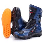 Bota Cano Alto Motociclista Couro Legitimo 9cm De Altura 952