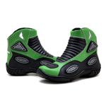Bota Motociclista Slider Couro Legítimo -298 na cor Verde