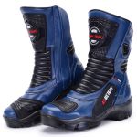 Bota Cano Alto Motociclista Couro Legitimo 9cm De Altura 952