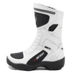 Bota motociclista cano Alto com altura de até 9cm em couro legítimo AS-HEIGHT