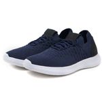 Tênis Knit motociclista masculino forrado em couro 545