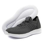 Tênis Knit motociclista masculino forrado em couro 545