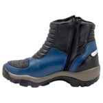 Bota motociclista com altura de até 9cm em couro legítimo AS-HEIGHT