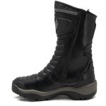 Bota motociclista cano Alto com altura de até 9cm em couro legítimo AS-HEIGHT