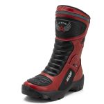 Bota motociclista cano Alto com altura de até 9cm em couro legítimo AS-HEIGHT