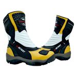 Bota Cano Alto Motociclismo Couro Legitimo 9cm De Altura 952