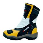 Bota Cano Alto Motociclismo Couro Legitimo 9cm De Altura 952