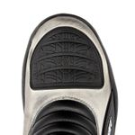 Bota motociclista com altura de até 9cm em couro legítimo solado preto AS-HEIGHT