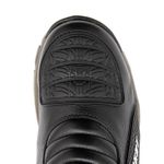 Bota motociclista com altura de até 9cm em couro legítimo AS-HEIGHT