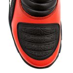 Bota motociclista com altura de até 9cm em couro legítimo solado preto AS-HEIGHT