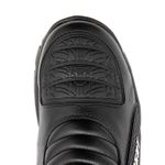 Bota motociclista com altura de até 9cm em couro legítimo solado preto AS-HEIGHT