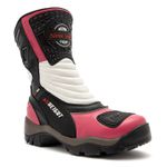 Bota Cano Alto Motociclista Couro Legitimo 9cm De Altura 952 