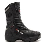 Bota Cano Alto Motociclista Couro Legitimo 9cm De Altura 952 