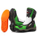 Bota Cano Alto Motociclista Couro Legitimo 9cm De Altura 952 