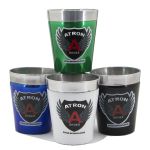 Copo Térmico 350ml Personalizado Azul Exclusivo Atron Shoes