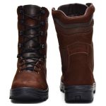 Bota militar em couro legítimo café 290