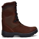 Bota militar em couro legítimo café 290