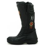 Bota militar civil SAMU em couro legítimo 295 C.A 40183