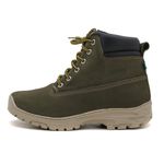 Coturno Adventure para trilha de couro nobuck 256 Oliva