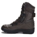 Coturno tático militar de couro Atron Shoes 289 Café