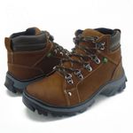 Coturno Adventure para trilha em couro legítimo na cor castor 267