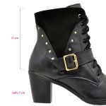 Coturno Feminino 9066 preta