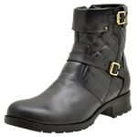 Coturno feminino cano baixo preto Atron Flex 9109