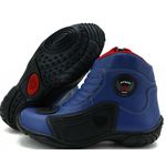 Bota para motociclista azul com borracha 283