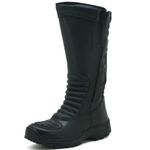 Bota bombeiro sem logo em couro legítimo na cor preta 295 C.A 40183