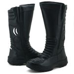 Bota bombeiro sem logo em couro legítimo na cor preta 295 C.A 40183