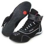 Tênis para motociclista esportivo e academia em couro legítimo 310 com chinelo Atron