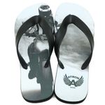 Tênis bota motociclista couro preto unissex 270 com chinela estampada Atron Shoes