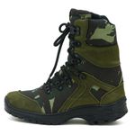 Bota de caça e pesca verde militar camuflado 293