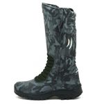 Bota caça e pesca cano alto em couro legítimo com camuflagem urbana 295 C.A 40183