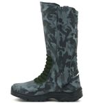 Bota caça e pesca cano alto em couro legítimo com camuflagem urbana 295 C.A 40183