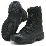 Coturno militar de couro emborrachado para airsoft na cor verde militar 289