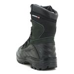 Coturno militar de couro emborrachado para airsoft na cor verde militar 289