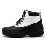 Coturno adventure de couro para trekking na cor branca 246