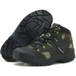 Coturno Adventure Camuflado na cor verde 259